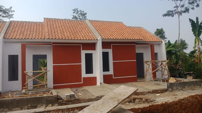 foto tampak rumah tipe 30 Baru perumahan Puri Cipta Permata
