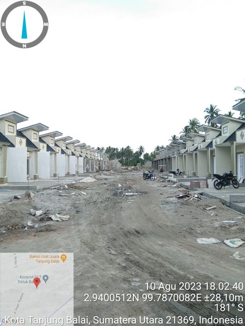 foto posisi tengah perumahan CEMERLANG ASRI 13