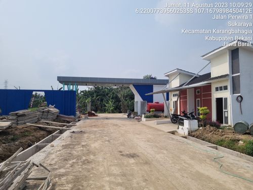 foto posisi tengah perumahan THE PRIMEROSE EMERALD