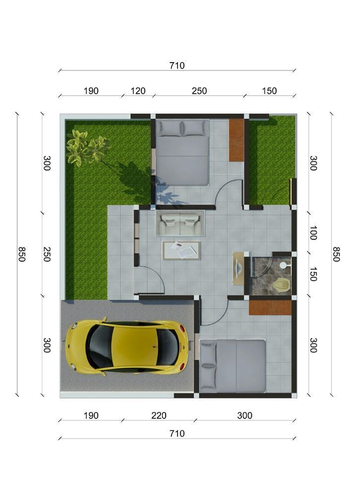 foto denah rumah tipe 30/60 perumahan RUMAH NINGRAT INDRAMAYU