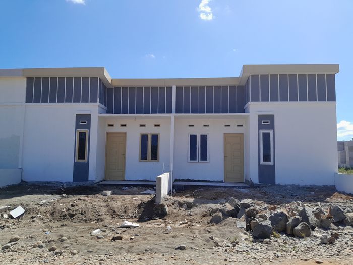 foto tampak rumah tipe 36 perumahan SUMBER REJEKI RESIDENCE