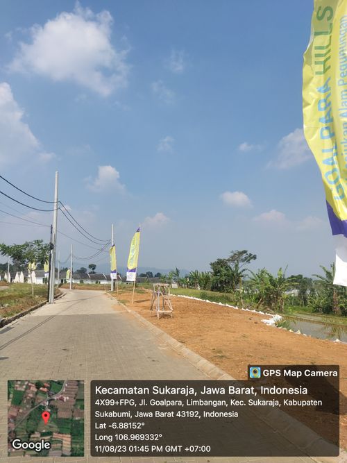 foto posisi tengah perumahan Goalpara Hills Tahap 2