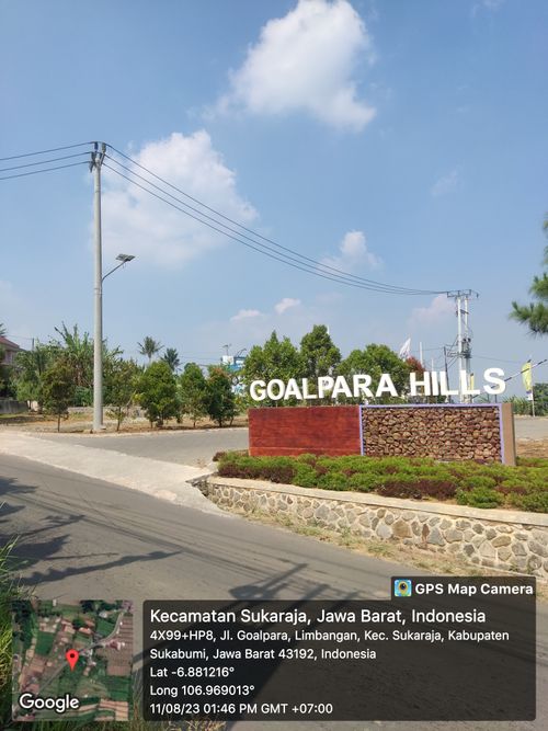 foto gerbang perumahan Goalpara Hills Tahap 2