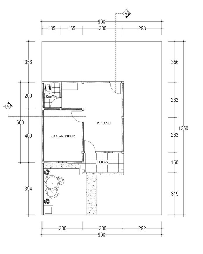 foto denah rumah tipe Bersubsidi perumahan RAPA RESIDENCE 2