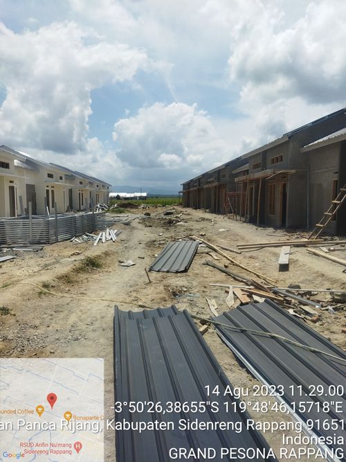 foto posisi tengah perumahan GRAND PESONA RAPPANG