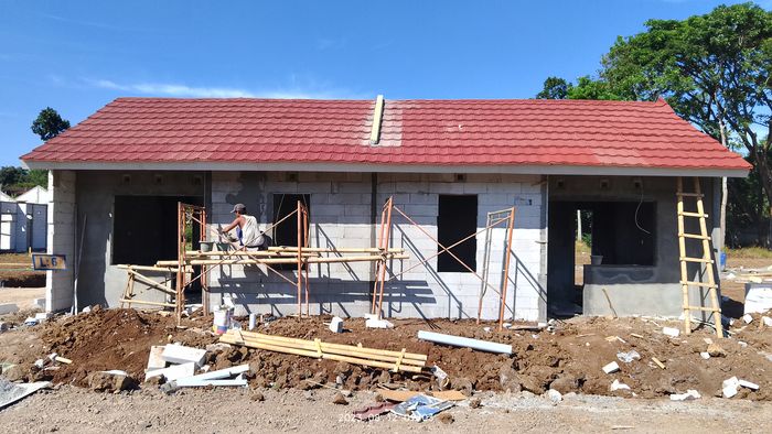 foto tampak rumah tipe Rumah Subsidi perumahan PERUMAHAN TELAGA PERSADA ASRI