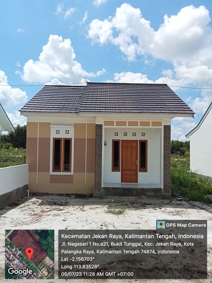 foto tampak rumah tipe 36 perumahan PERUMAHAN MUTIARA MAS