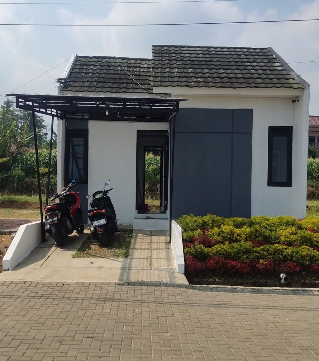 foto tampak rumah tipe 30/60 perumahan Goalpara Hills Tahap 2
