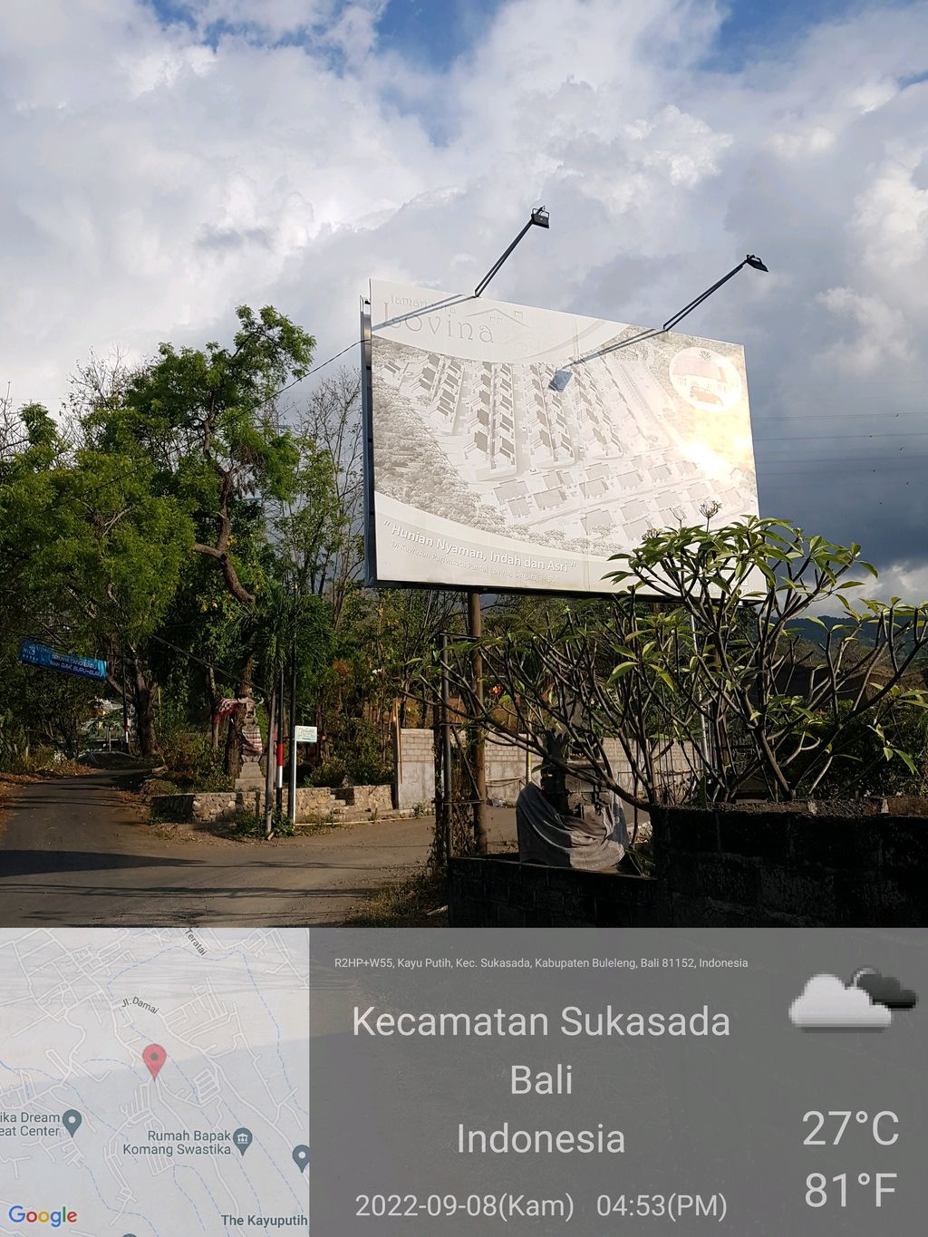 foto gerbang perumahan TAMAN WIRA LOVINA TAHAP V