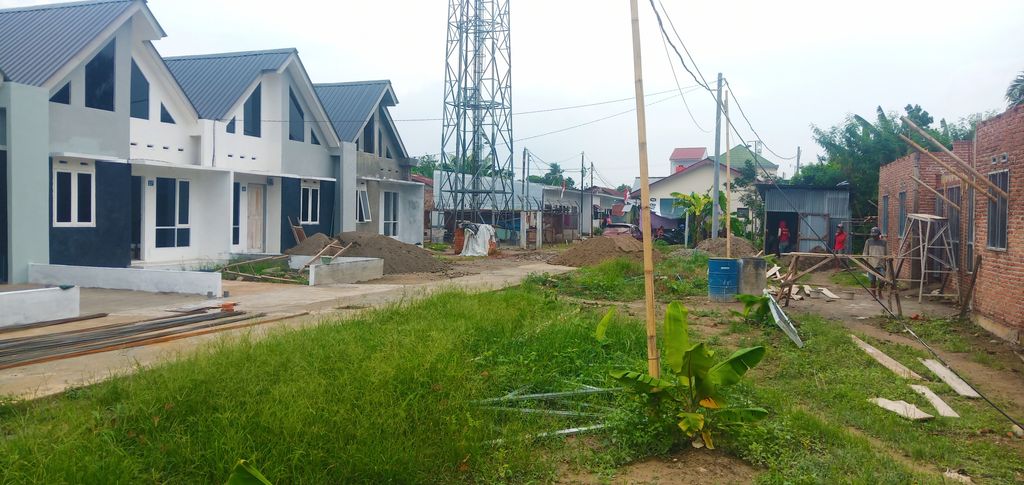 foto posisi tengah perumahan CLUSTER ASRI INDAH TANI ASLI