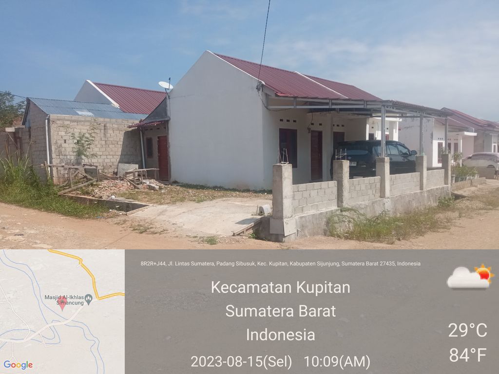 foto posisi tengah perumahan SIMBALAU VILLAGE 1