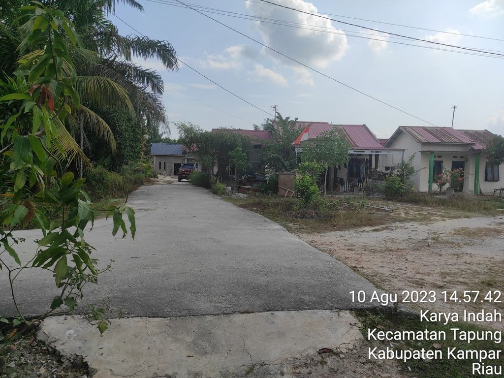 foto posisi tengah perumahan PRATAMA BERINGIN INDAH
