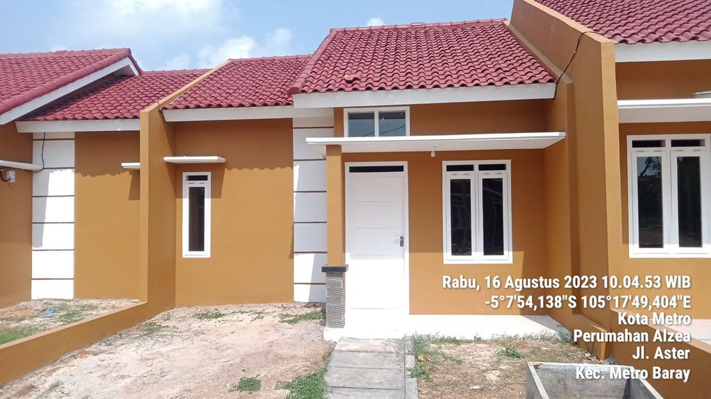 foto contoh rumah perumahan Griya Alzea 2 Lanjutan