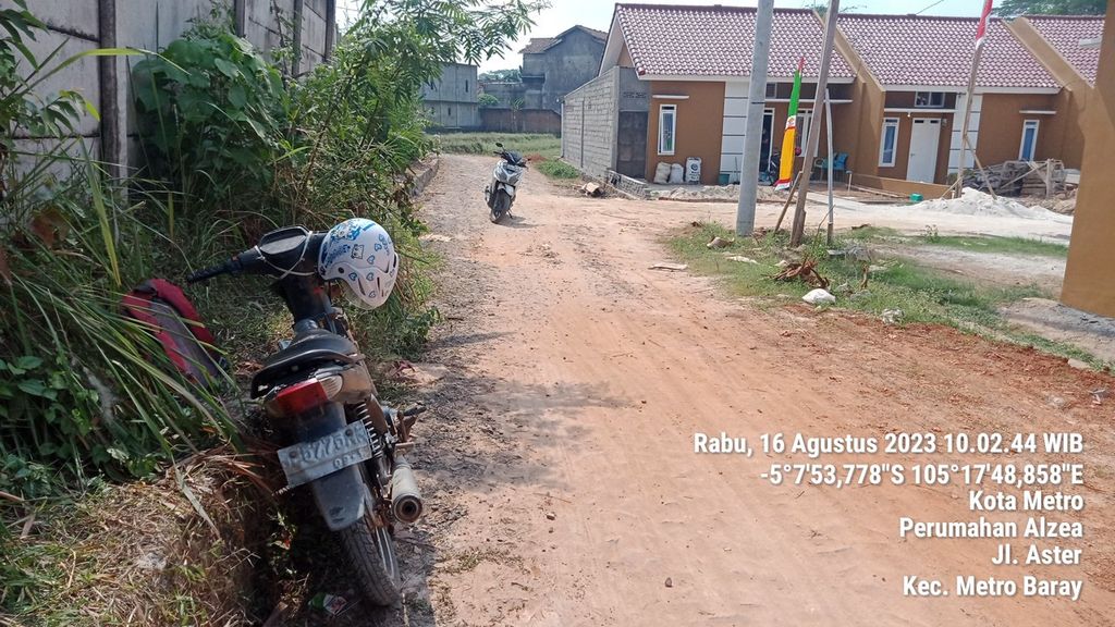 foto gerbang perumahan Griya Alzea 2 Lanjutan