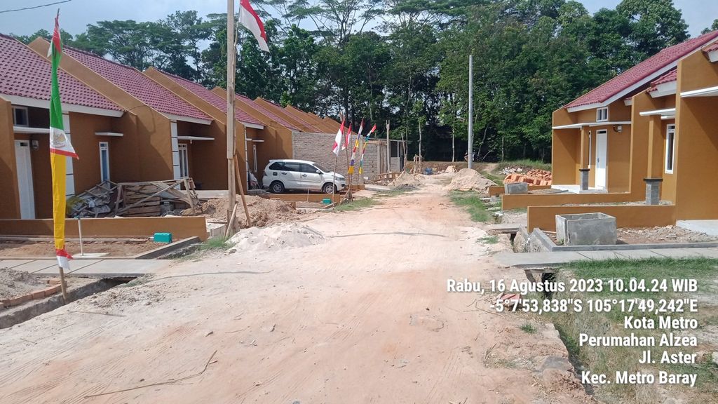 foto posisi tengah perumahan Griya Alzea 2 Lanjutan