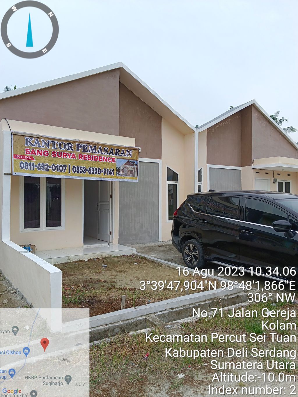 foto gerbang perumahan Sang Surya Residence