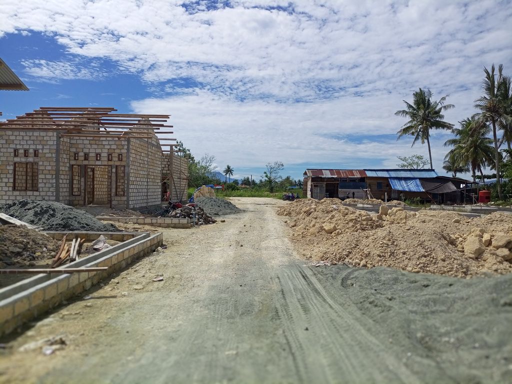 foto posisi tengah perumahan MAKURAGA NEW GREEN RESIDENCE