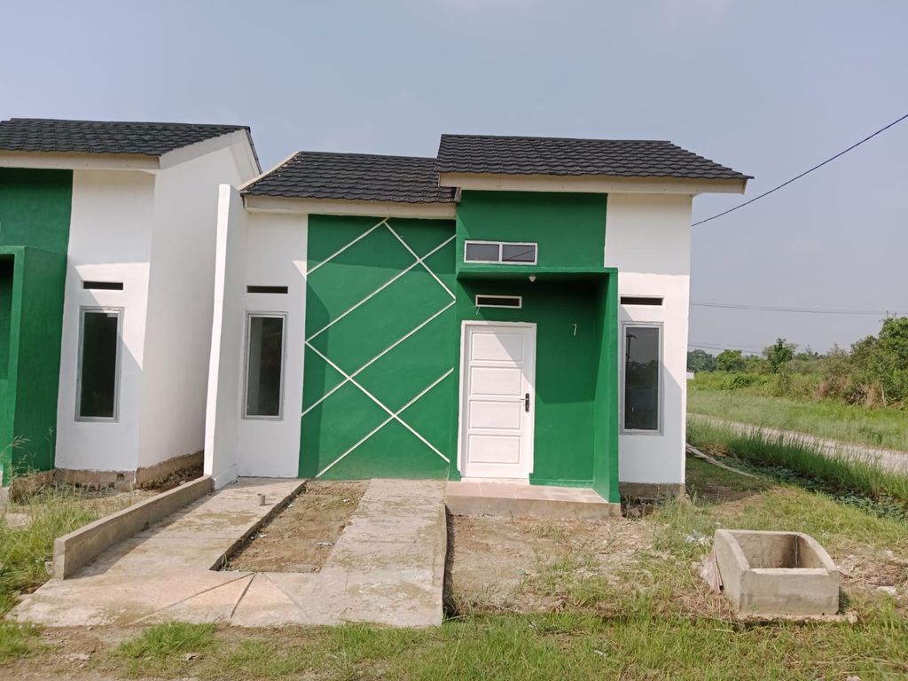 foto tampak rumah tipe 36 perumahan BHUMI SRIWIJAYA 1