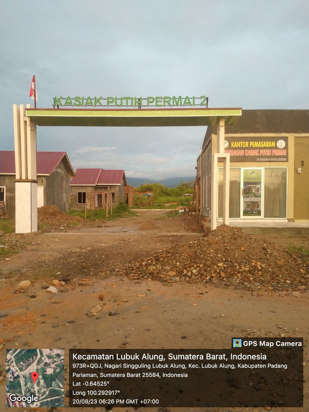 foto gerbang perumahan Kasiak Putih Permai II