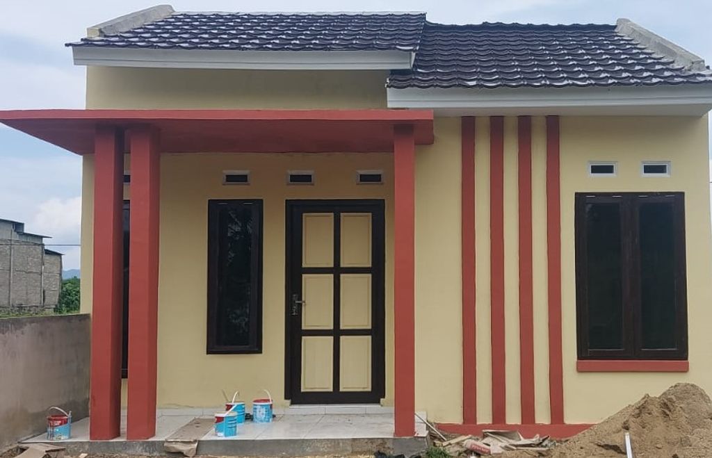 foto tampak rumah tipe 36 perumahan LAGUNA ALBANI PERMAI 4