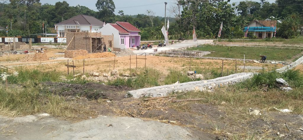 foto posisi tengah perumahan Puri Asri Kemiling