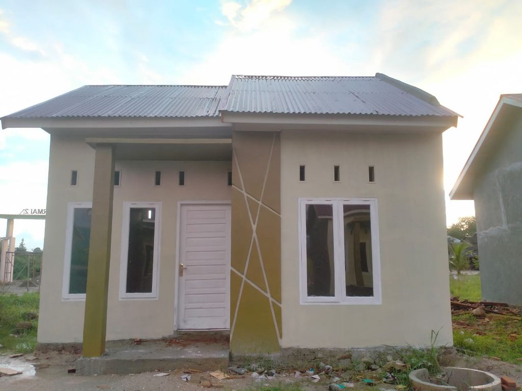 foto tampak rumah tipe 36 Subsidi perumahan Kasiak Putih Permai II
