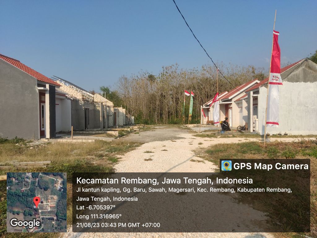foto posisi tengah perumahan MAGERSARI RESIDENCE