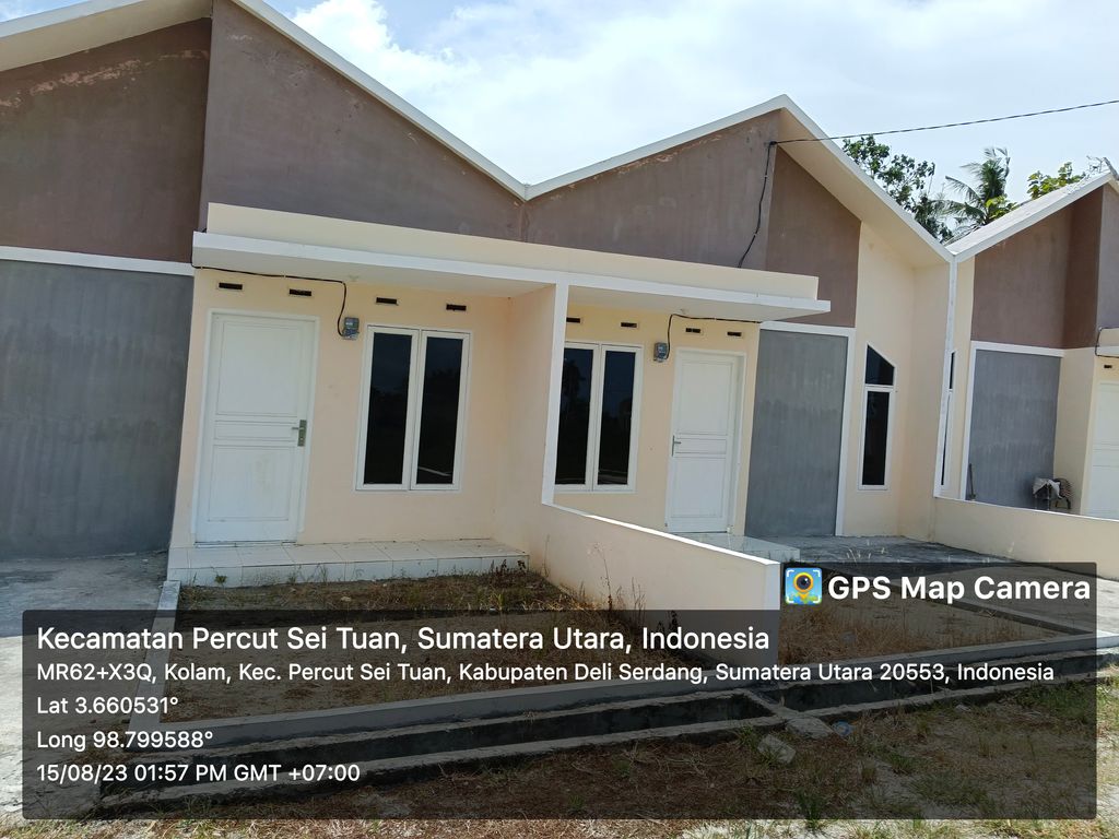 foto tampak rumah tipe 36 perumahan Sang Surya Residence