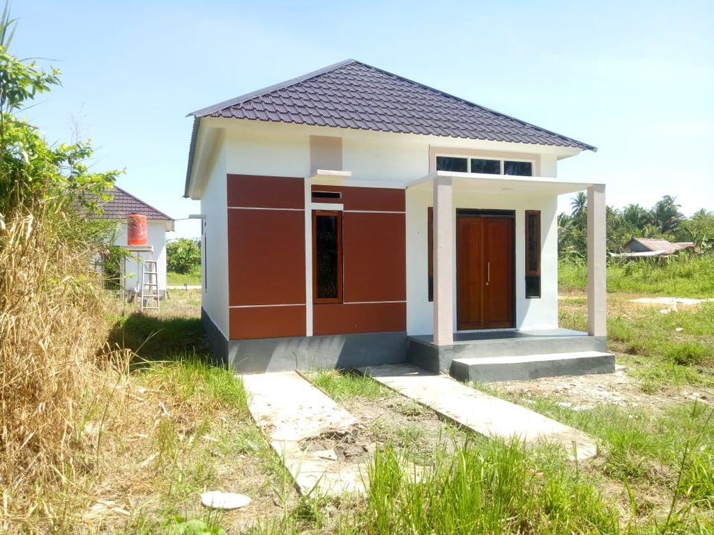 foto tampak rumah tipe 36/188 perumahan Komplek Perumahan Navara Residence
