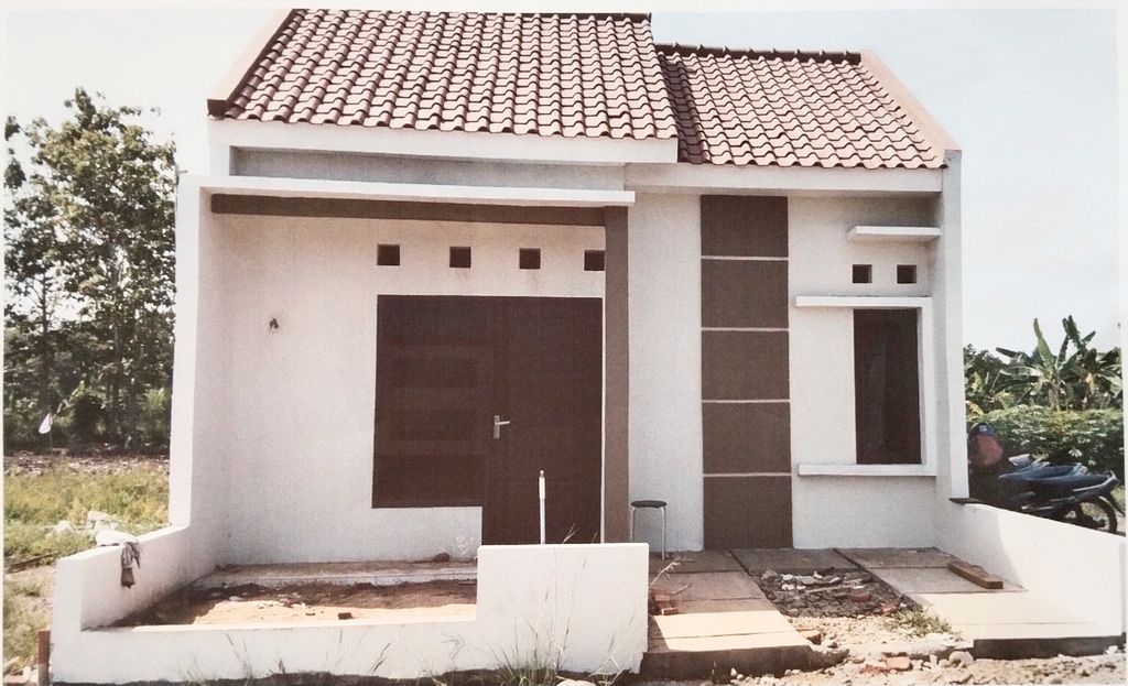 foto tampak rumah tipe 32/60 perumahan GRIYA ANDALAN TOSARAN