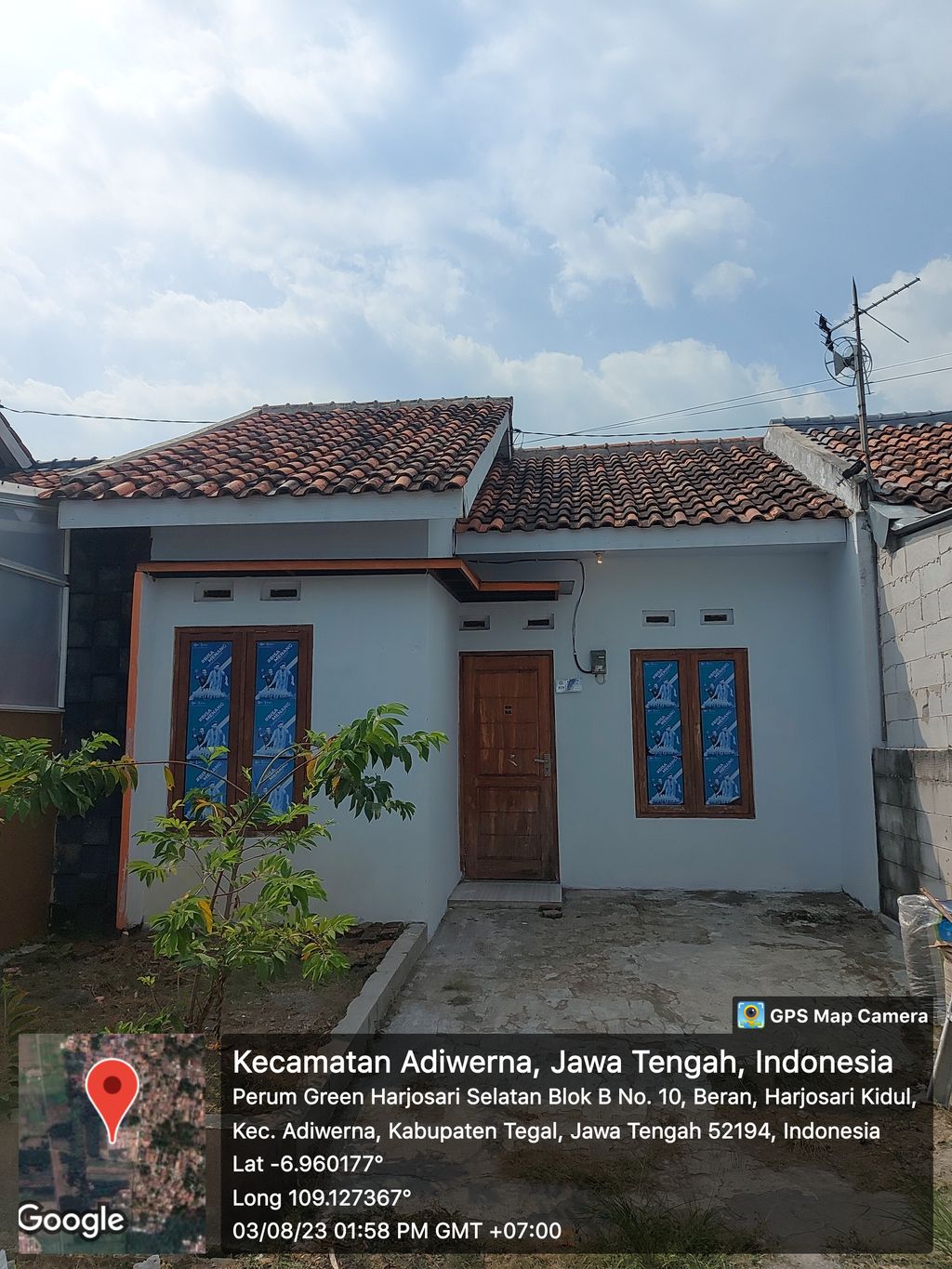 foto contoh rumah perumahan Harjosari