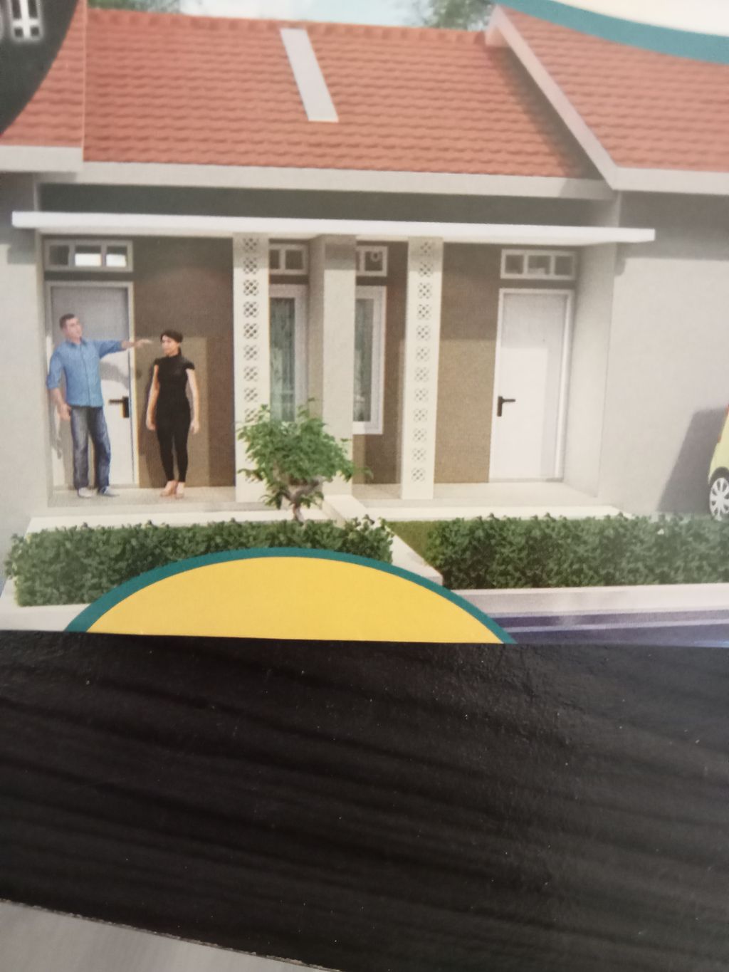 foto tampak rumah tipe 30/60BARU perumahan GERBANG PERMAI PAMENGKANG