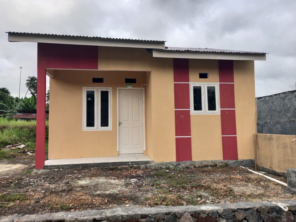 foto tampak rumah tipe 36 NEW perumahan YONDA PERMAI KOKA