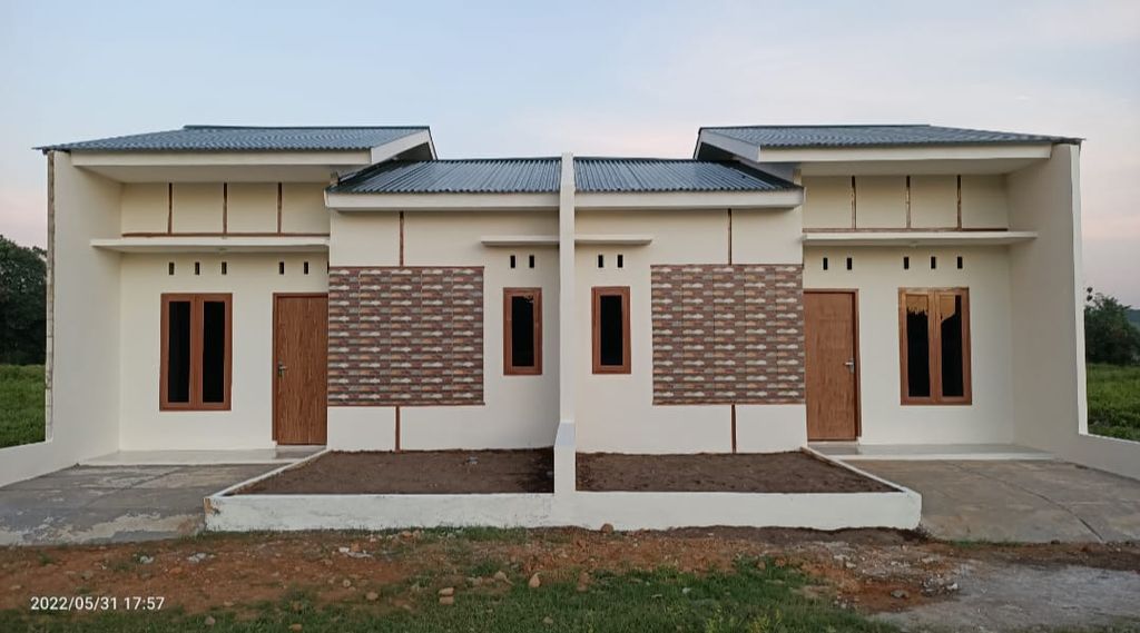 foto tampak rumah tipe 36 perumahan GREEN PESONA PERMAI