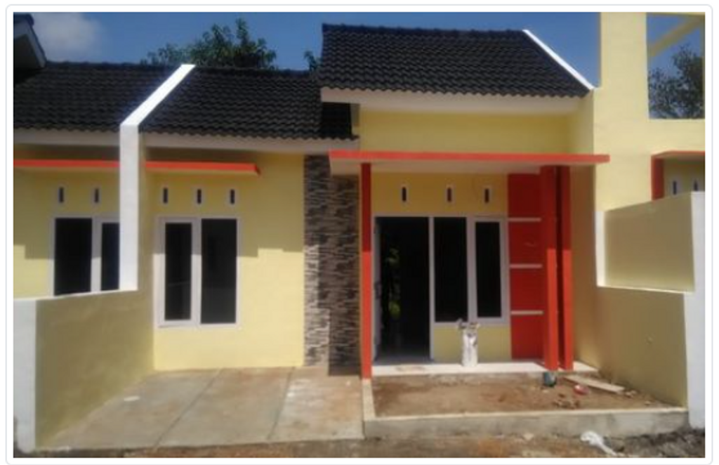foto tampak rumah tipe 30/62 perumahan KRATON VIEW
