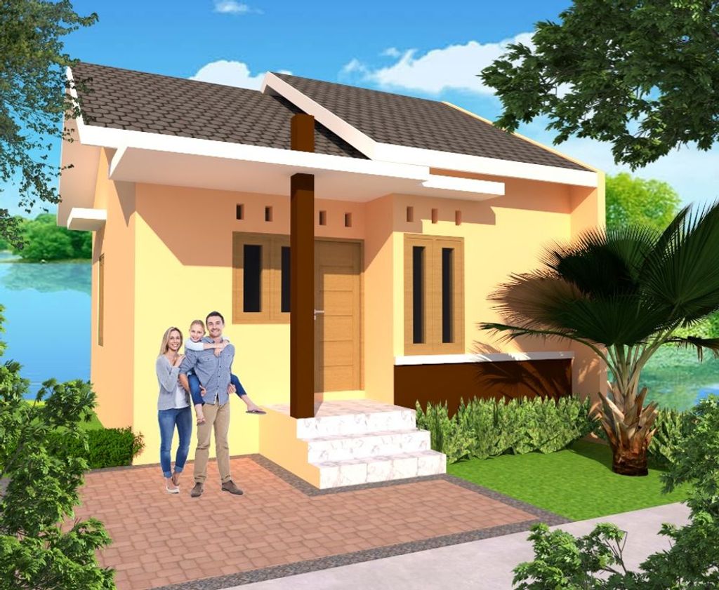 foto tampak rumah tipe 36 perumahan LINGKAR DALAM SELATAN (LDS) ASRI