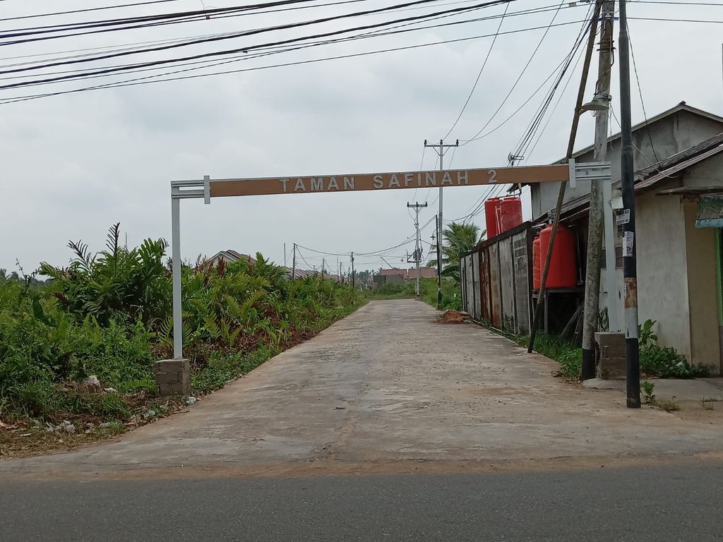 foto gerbang perumahan TAMAN SAFINAH II AC LANJUTAN