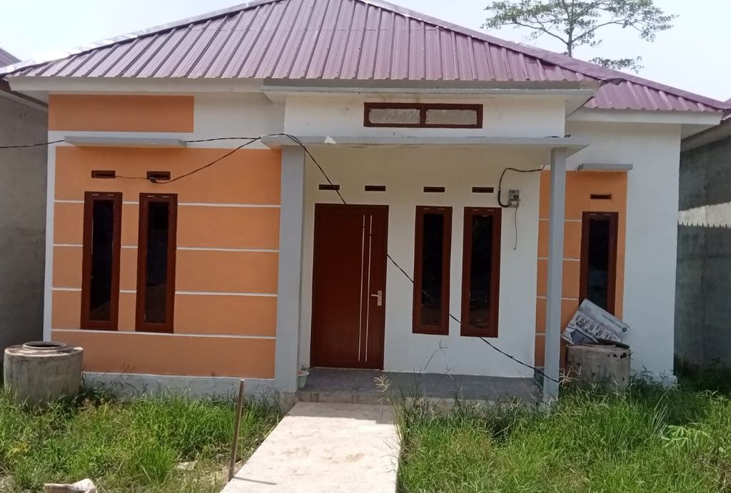 foto tampak rumah tipe 36 perumahan PERUMAHAN SAHABAT ANGKASA RESIDENCE