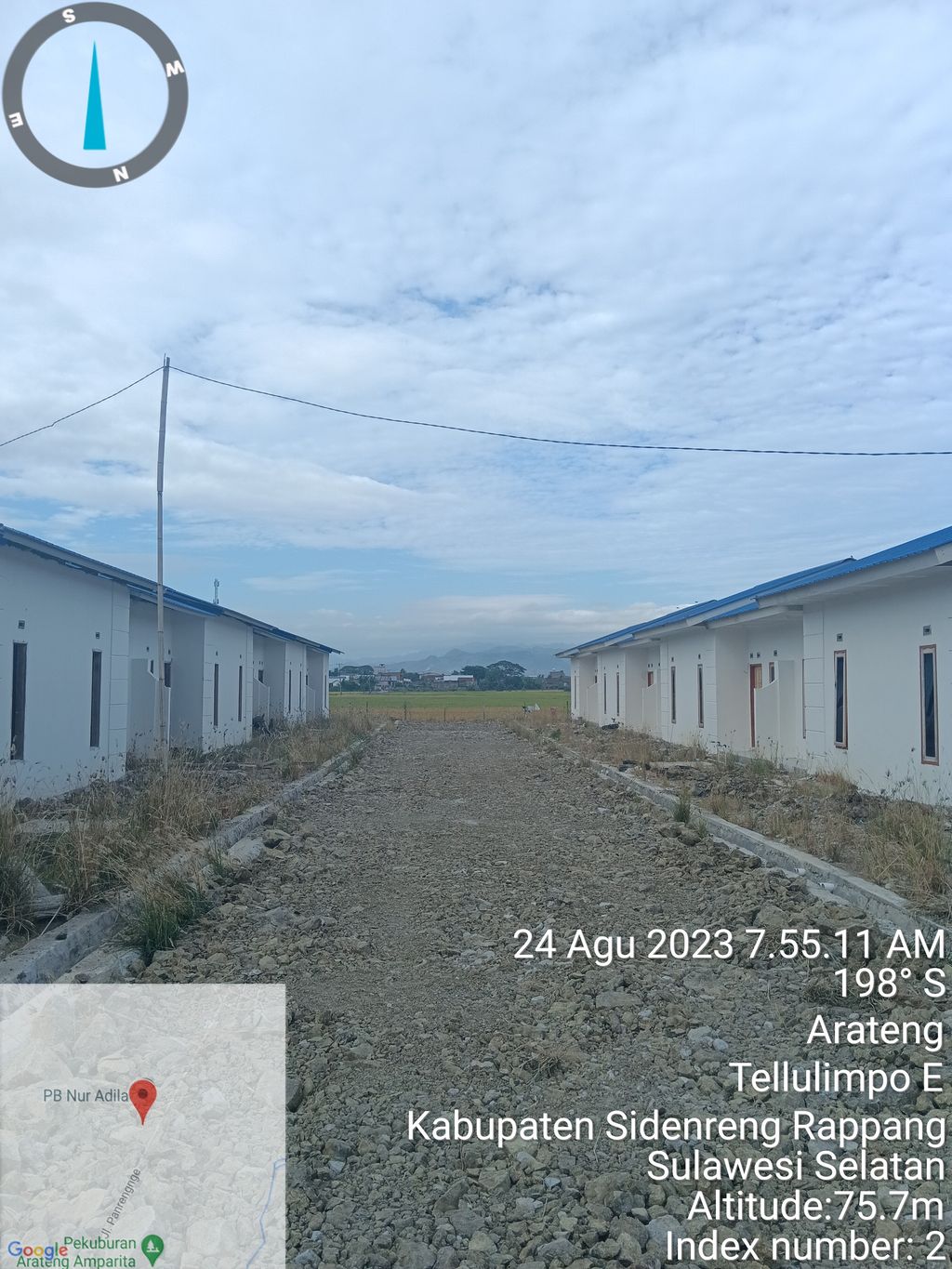 foto posisi tengah perumahan Griya Adytiya Residence