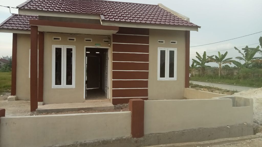 foto tampak rumah tipe 36 perumahan ANTASSALAM UKUI