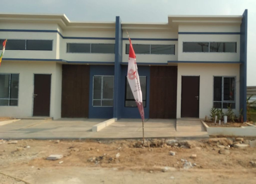 foto tampak rumah tipe 33/72 perumahan PARAMA by Sava