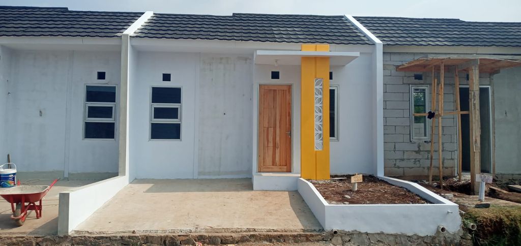 foto tampak rumah tipe subsidi perumahan Grand Majalaya city