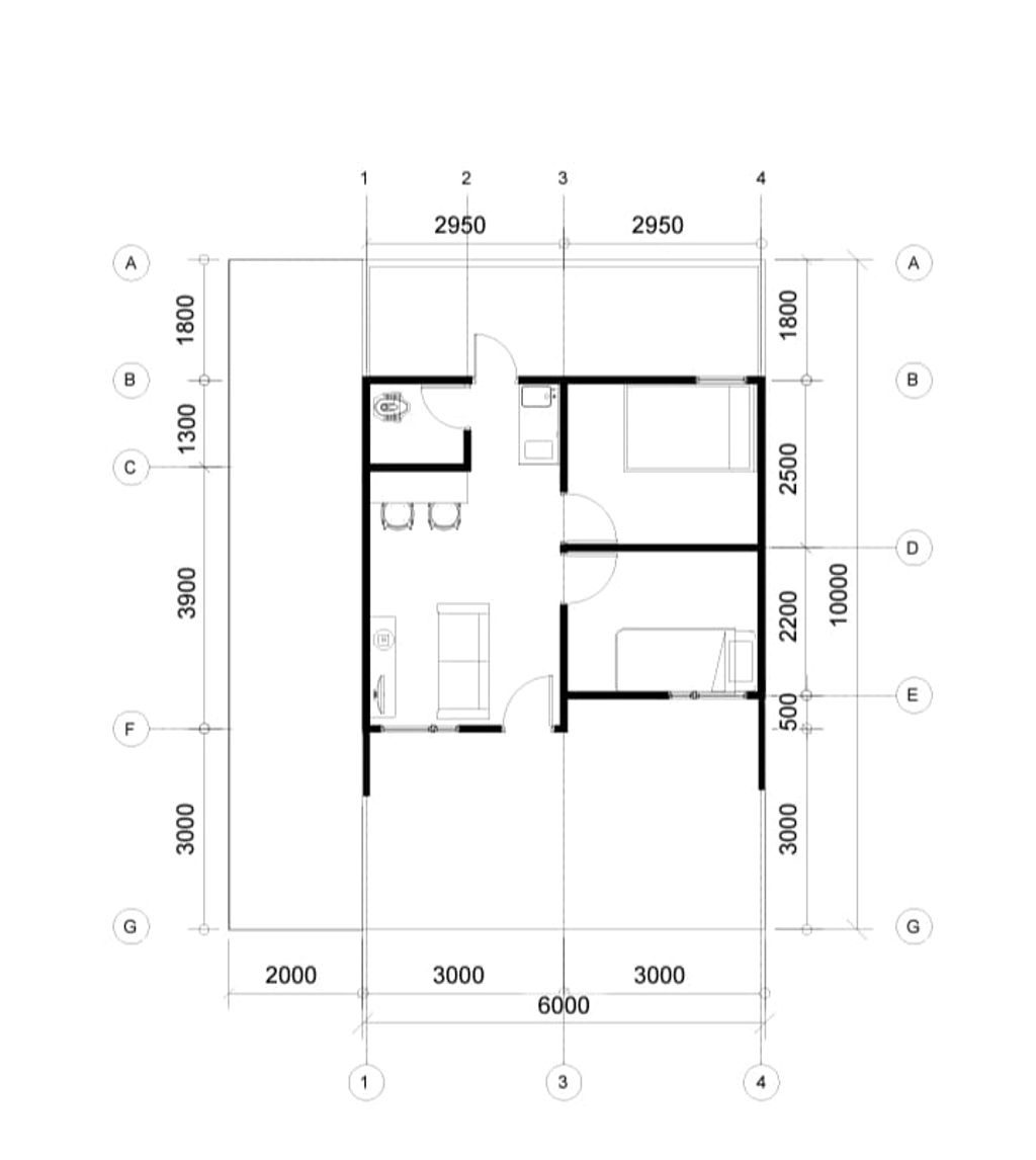 foto denah rumah tipe 30/80 perumahan PARAMA by Sava