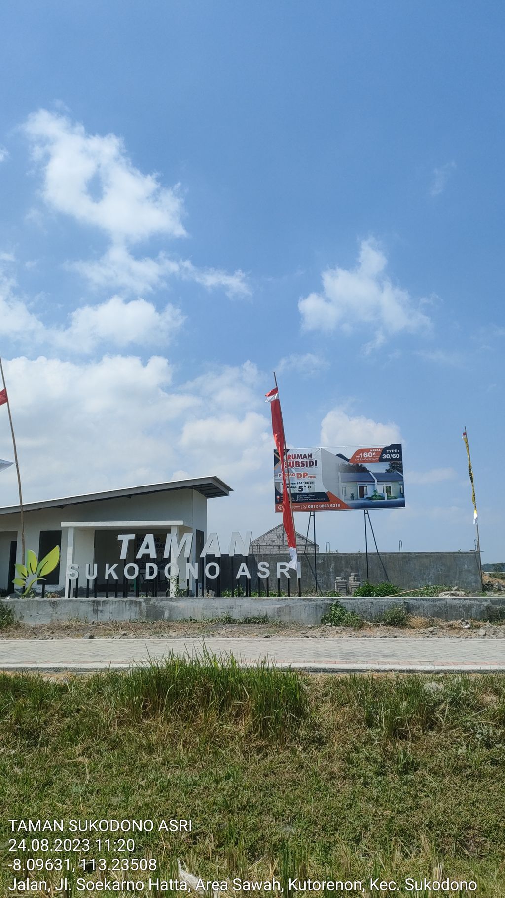foto gerbang perumahan TAMAN SUKODONO ASRI