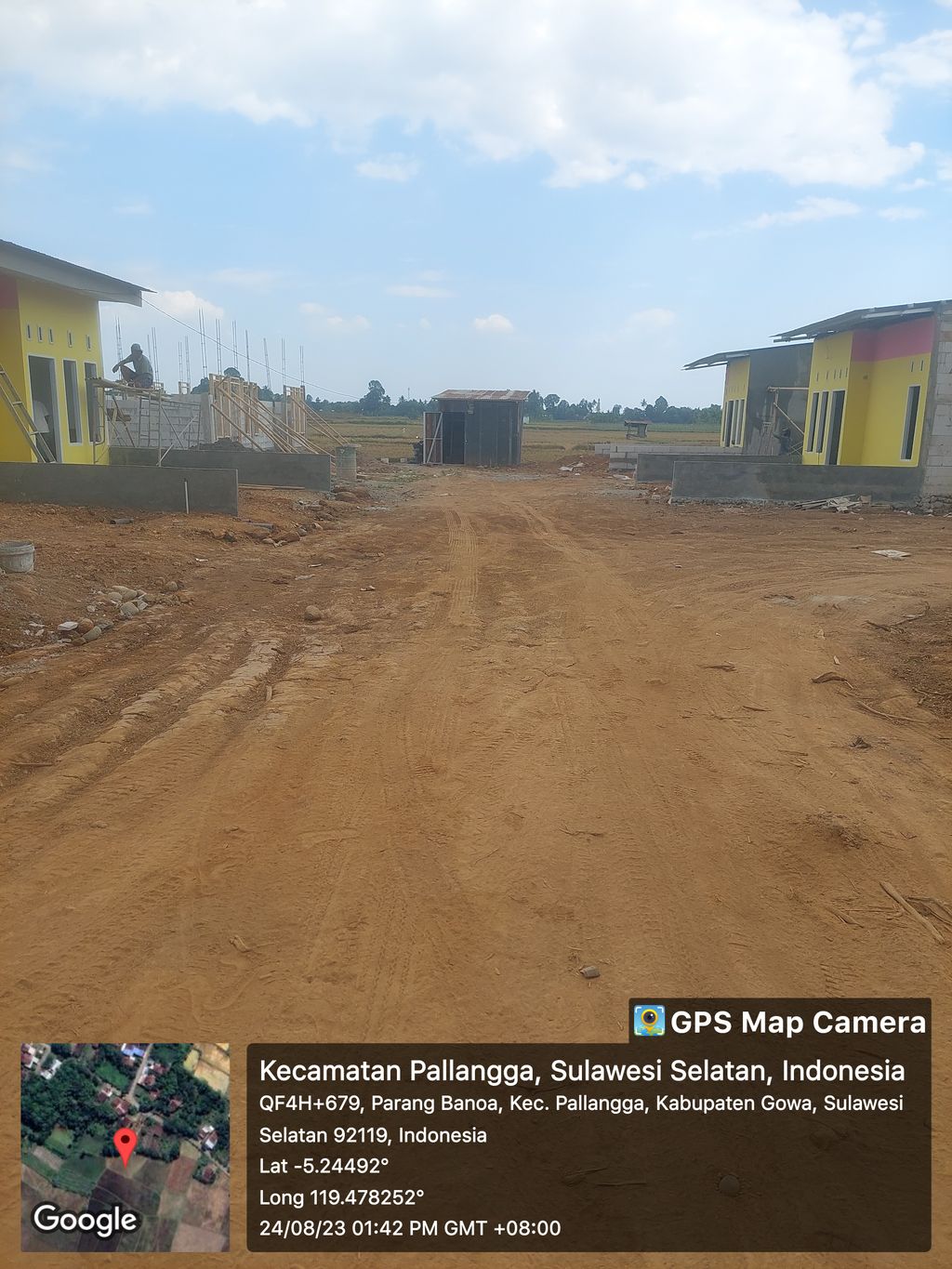 foto posisi tengah perumahan GRAND MANGNGALLEI