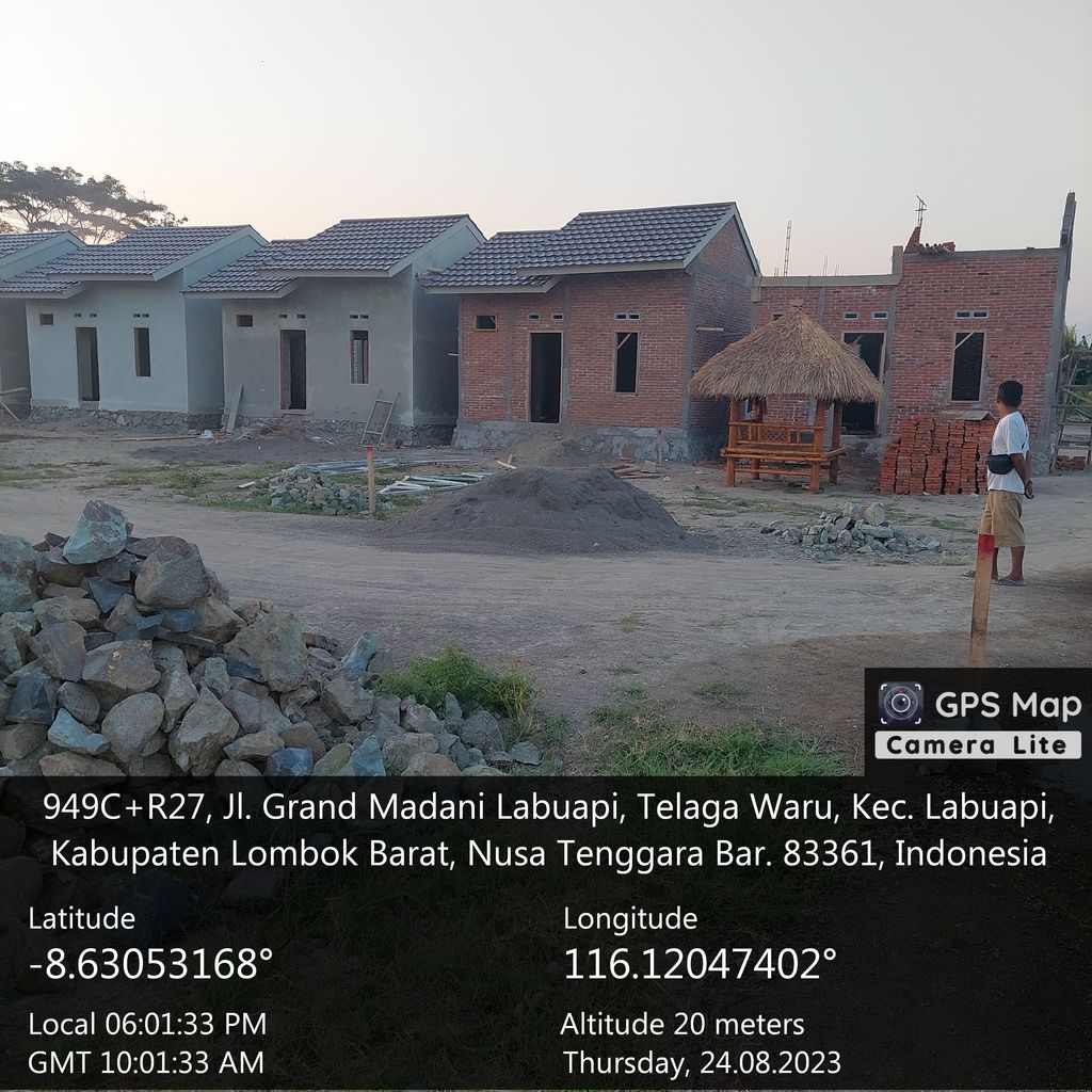 foto posisi tengah perumahan Grand Madani Labuapi Tahap 3