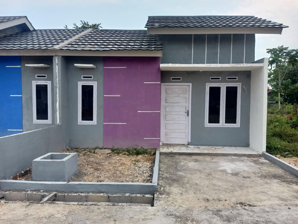foto tampak rumah tipe 36 new perumahan Cahaya prabu indah II