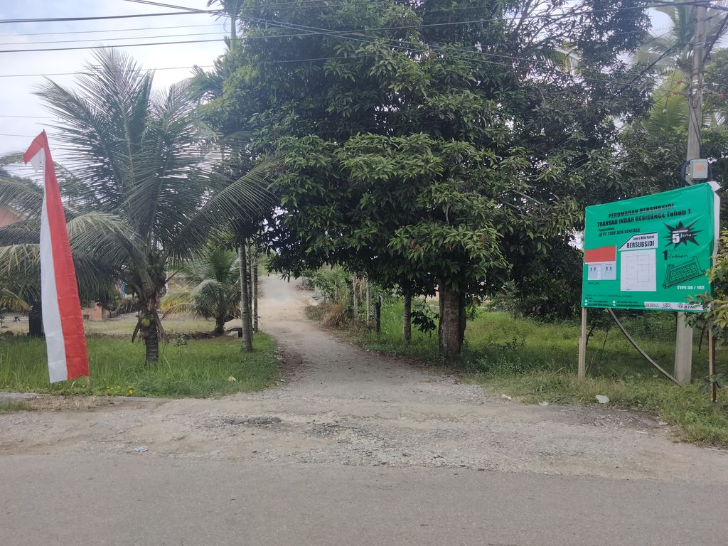 foto gerbang perumahan TRANSAD INDAH RESIDENCE