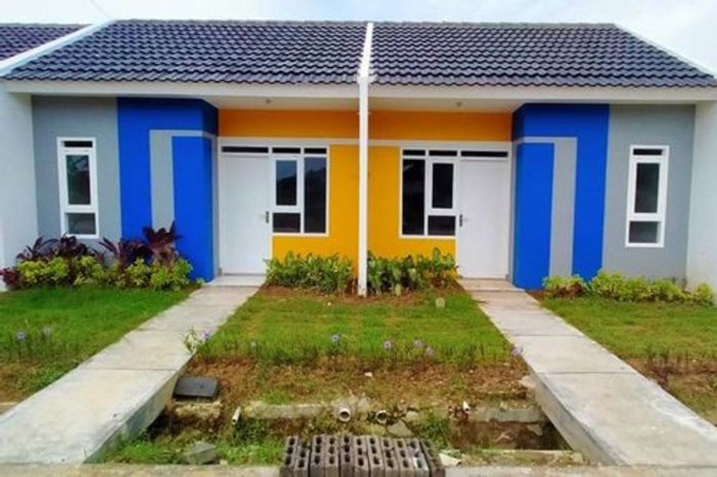 foto tampak rumah tipe SUBSIDI perumahan PANORAMA MUTIARA REGENCY