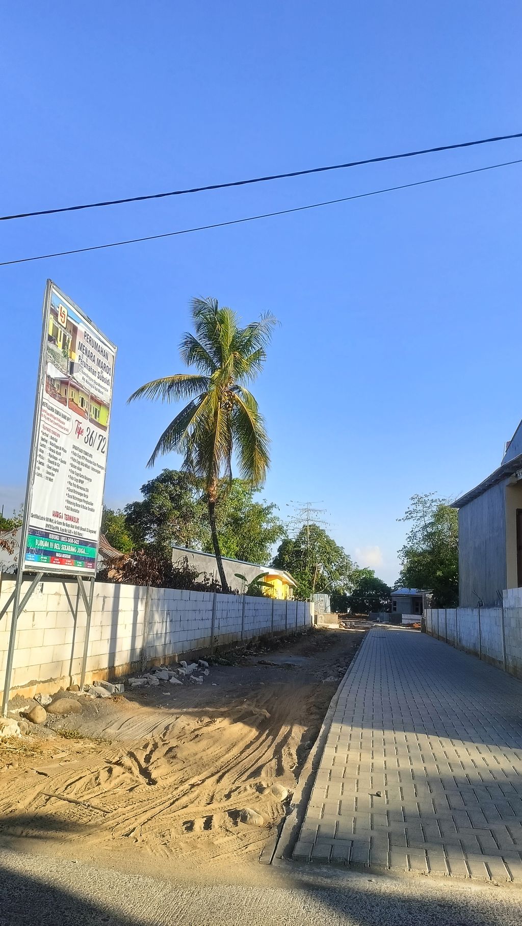 foto posisi tengah perumahan MENARA MAROS